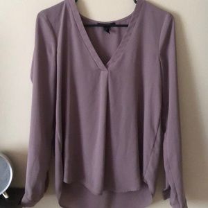 Muave/ Gray blouse